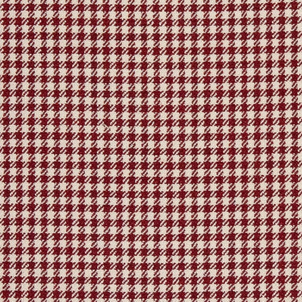 Check Crimson - Red & Burgundy Check & Houndstooth,Small Scale Upholstery Fabric 54 Inches"